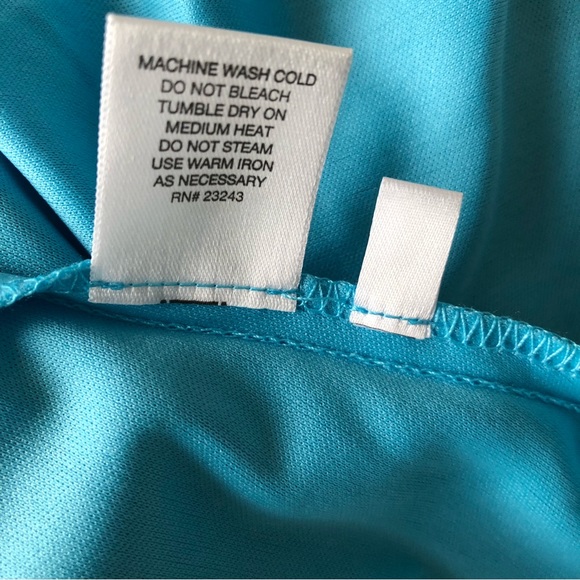 New York & Company Dress 6 Sleeveless Lace Overlay Blue/Dark Blue - Picture 6 of 7